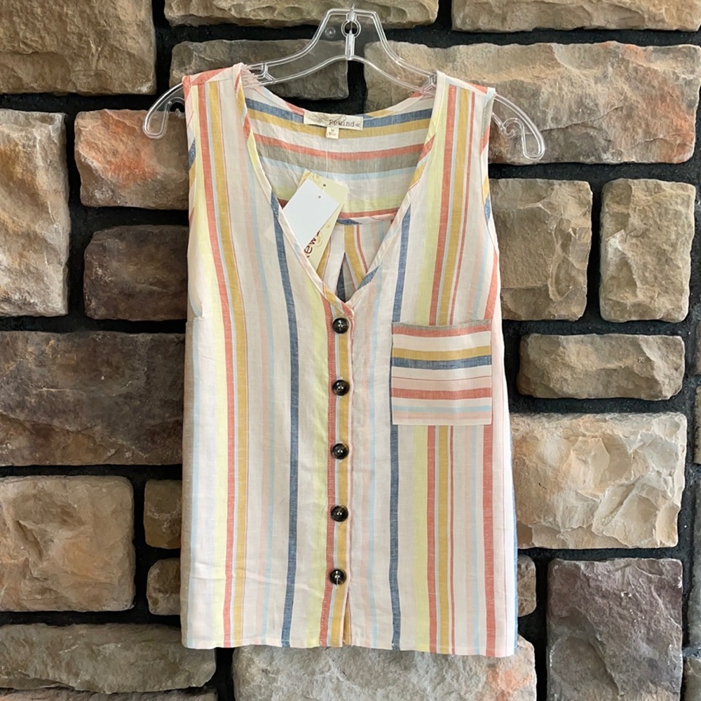 NWT Rewind Women’s sleeveless blouse